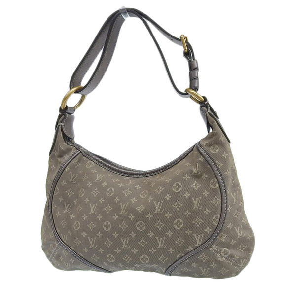 Louis Vuitton Monogram Platine M95620 Gray Manon PM Shoulder Bag Minilan - Picture 1 of 7